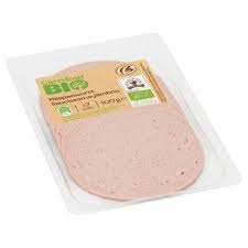 Carrefour Bio Saucisson De Jambon 100 G Engelse Recepten Voedsel Verpakkingsontwerp Bio