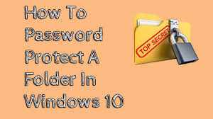 Luckily, windows 10 has a raft of locking methods to help protect your data. How To Password Protect A Folder In Windows 10 Windows 10 Free Apps Windows 10 Free Apps