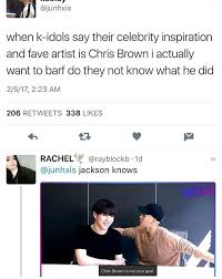 Preach I M On Both Sides Chris Brown Was My Favorite Singer Growing Up And His Old Songs Are Still Fun To Listen To Kpop Memes Funny Kpop Memes Got7 Funny