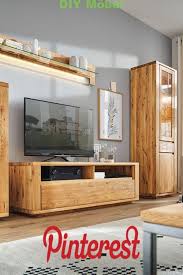 modern und straight in massiver eiche wohnwand von natura bakersfield mobel diy mobel mobel wohnzimmer holz wohnzimmer eiche mobel