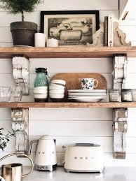 Cottage Style Kitchen Shelves To Paint Or Stain Cottage Style Kitchen Farmhouse Shelves Decor Kitchen Shelf Decor