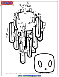 An enderman with a cake, minecraft. Printable Minecraft Coloring Pages Coloring Home