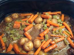 Delicious Pot Roast My Own Creation Chuck Roast Red Potatoes Carrots Celery Campbell S French Onion Slow Cooker Pork Roast Oven Beef Stew Delicious Pot Roast