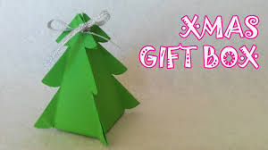 Shop with afterpay on eligible items. Christmas Tree Gift Box Origami Easy Youtube