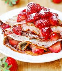 Crepe Sucre Recette Crepe Fraise Et Nutella Sweet Crepes Nutella Crepes Recipes