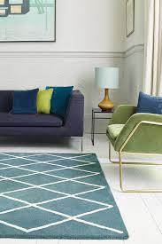 albany geometric teal rug vloerkleed vloerkleed loods 5 easy