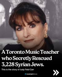 Most people have never heard her name. But from a quiet home in Toronto, a  music teacher ran one of the most daring Jewish rescue missions of the 20th  century. In 1972,