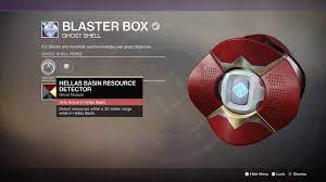 Every ghost has a chance to roll with a resource detector perk, there are also specific ghost shells for each planet which will come with the. Destiny 2 Forsaken A Guide To Planetary Materials Playstation Fanatic