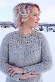 It's the month i dream about wearing hand knit sweaters. Beginner Yoke Knit Top Down Knit Sweater Knit Sweater Diy Knitting Pattern Easy Eyelet Yoke Sweater Pattern Beginner Yoke Sweater Kits How To Craft Supplies Tools Dekorasyonu Net