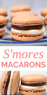 S Mores Macarons Recipe Kelsey Smith Recipe In 2020 Macaron Recipe Macaron Flavors French Macaroon Recipes