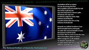 Coach bombay, the music brainchild of melbourne songsmith terry mann. Australia National Anthem Advance Australia Fair Instrumental With Lyrics Youtube