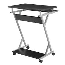 Verstecktes aufbewahrungsdesign nimmt keinen platz auf dem schreibtisch ein. Schreibtisch 60x40x75cm Schwarz Rollbar Computertisch Burotisch Tisch Ntvic Ba