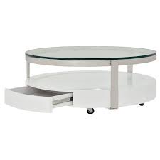 The most common caster coffee table material is metal. Cali Round Coffee Table W Casters El Dorado Furniture
