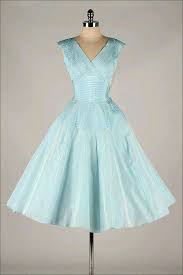 Lite Blue 50 S Style Dress Vintage 1950s Dresses Vintage Dresses Dresses