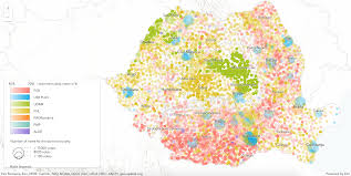 Map of romania / romania maps (harta romaniei) offered by romaniatourism. The Colors Of Romania How To Make A Detailed Interactive Map Of Romanian Election Results By Raluca Nicola Medium