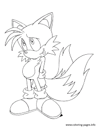 Ghost rider coloring pages gallery. Miles Tails Prower Sonic Coloring Pages Printable