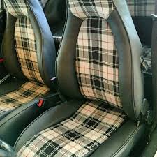 Pin By Oscar Widjaja On Plaid Car Interiors Car Seats Baby Car Seats Vintage Sports Cars