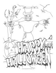And, not to forget the classic character of scarecrow from the wizard of oz. Halloween Scarecrow Coloring Page