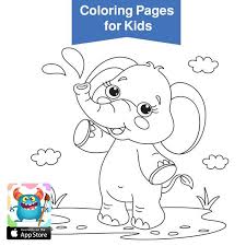 صور حيوانات للتلوين رسومات اطفال رسومات حيوانات الغابه للتلوين بالعربي نتعلم coloring pages for kids coloring books easy coloring pages