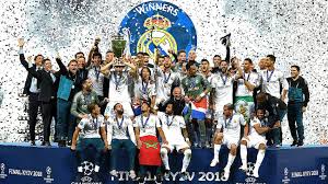 Die uefa champions league 1992/93 war die erste spielzeit des wichtigsten europäischen wettbewerbs für vereinsmannschaften im fußball unter dieser bezeichnung und die 38. Real Madrid Zum 3 Mal In Folge Champions League Sieger Fussball Champions League