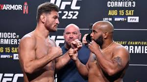 Watch ultimate fighting championship mixed martial arts action as oliveira takes on chandler. What Channel Is Ufc 252 Time Tv Schedule Live Stream For Stipe Miocic Vs Daniel Cormier 3 Dazn News Us