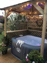 Explore the many options for creating a beautiful bathtub area. Pin By Kristine Folds On Hot Tub Inspiration Hot Tub Backyard Hot Tub Gazebo Hot Tub Garden