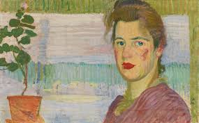 Anna Luder mit Geranium