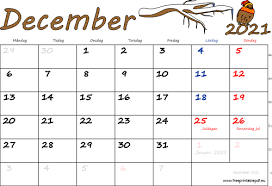 Översiktlig årskalender för 2021, datumen visas per månad inklusive veckonummer. Almanacka December 2021 Skriva Ut Gratis Utskrivbara Pdf