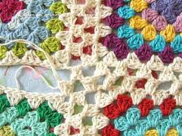 Carina S Craftblog Granny Square Joining Tutorial Crochet Patterns Crochet Tutorial Granny Square