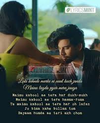 Pin By Mahi Sharma On My Fvrt Songs Lyŕics Love Song Quotes Song Lyric Quotes Beautiful Lyrics