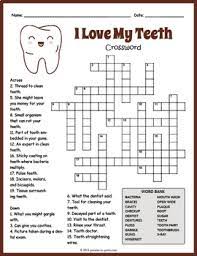 Whether the skill level is as a beginner or something more advanced, they're an ideal way to pass the time when you have nothing else to do like waiting in an airport, sitting in your car or as a means to. Free Dental Health Crossword Puzzle Worksheet Activity By Puzzles To Print