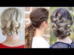 How To Video Tutorial 3 Easy Updo Prom Hairstyles Pull Through Braid Updo Easy Updo Hairstyles Easy Hair Updos Prom Hair Updo