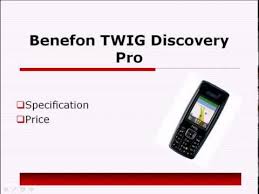 Benefon TWIG Discovery Pro Specs Price ...