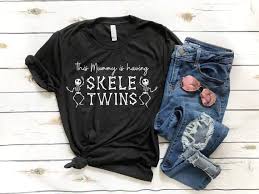 Twin Pregnancy Shirt Halloween Pregnancy Shirt Twin Etsy