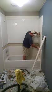 Removing A Row Of Existing Tile Where Accent Tile Will Go We Used An Oscillating Tool And P Master Bathroom Renovation Bathroom Tile Designs Amazing Bathrooms