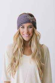 Crystalline Knitted Headband Bohemian Plum Boho Ear Warmer Warm Beaded Head Wrap In Plum On Etsy 3 Crochet Headband Knitted Headband Crochet Headband Pattern