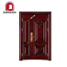 If you want more, you can see the following pictures. China Outdoor One And Half Double Leaf Door Home Front Door Design China Main Entrance Double Door Designs Security Steel Door