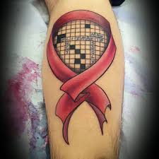 A pair of wings and a purple ribbon design becomes common image if you are not the one who has a sense of concern for cancer. Photo By Staycooltattoo On Instagram Breastcancer Cancerribbontattoo Had To Put His Grandma S Crossw Cancer Ribbon Tattoos Ribbon Tattoos Cancer Ribbon