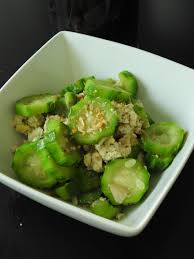 Stir Fried Chinese Okra With Eggs Healthy Thai Recipes Recipe Healthy Thai Recipes Chinese Okra Recipe Recipes