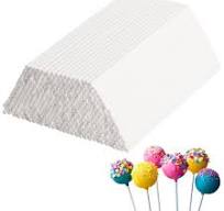 500Pcs 6 Inch White Paper Lollipop Sticks Paper Sucker Sticks Cake Pop Sticks...