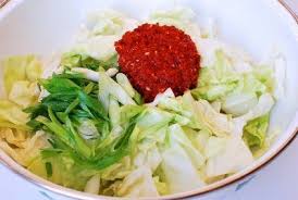 Yangbaechu Kimchi Green Cabbage Kimchi Recipe Healthy Asian Recipes Kimchi Recipe Green Cabbage