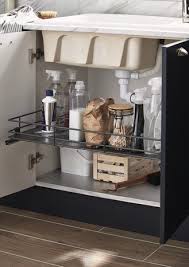 Rangement coulissant pains bouteilles pour meuble l 40 cm delinia. Rangement Coulissant Sous Evier Pebre L76 4 Cm X H 11 70 Cm Brico Depot