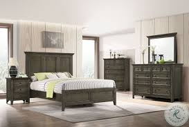 Storage and standard bed rails in queen and king sizes plus four case piece options give plenty of room for organization. San Mateo Gray Panel Bedroom Set From Intercon Coleman Furniture