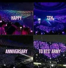 Happy 7years anniversary yeorobun bts army i purple you guys serius ini adalah aniv paling membahagian ples membuat paling mewek.ternyata kita. Army Love Bts Happy Anniversary To Bts S Army Purple Facebook