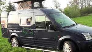 The kitchen is compact and fully equipped for your adventure. Wohnmobil Reisemobil Minicamper Campuniq Im Pkw Format In Ford Connect Youtube