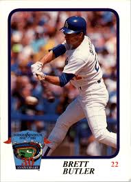Check out our brett butler mlb selection for the very best in unique or custom, handmade pieces from our shops. 1992 Dodgers Police 22 Brett Butler Nm Mt