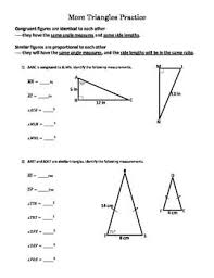 Properties Of Triangles Practice Side Lengths And Angle Measures Properties Of Triangle Stock Market Triangle Worksheet