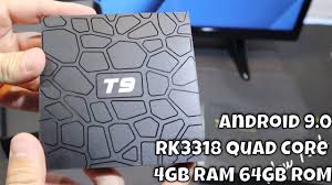 T9 tv box comes packed with android 8.1 oreo firmware with 4gb ram and 32gb storage onboard. T9 Smart Tv Box 4k Android 9 0 Rk3318 Quadcore 4gb Ram 64gb Rom Youtube