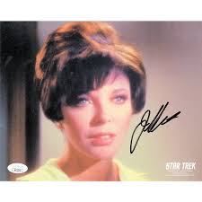 Joan Collins Signed Autographed 8X10 Photo Star Trek Edith Keeler JSA  AX25310