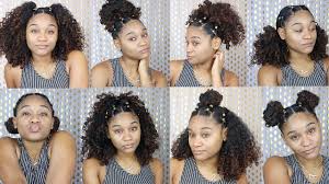 Add definition to your naturally curly hair by experimenting with your preferred color palette. More Easy Hairstyles For Natural Curly Hair Youtube